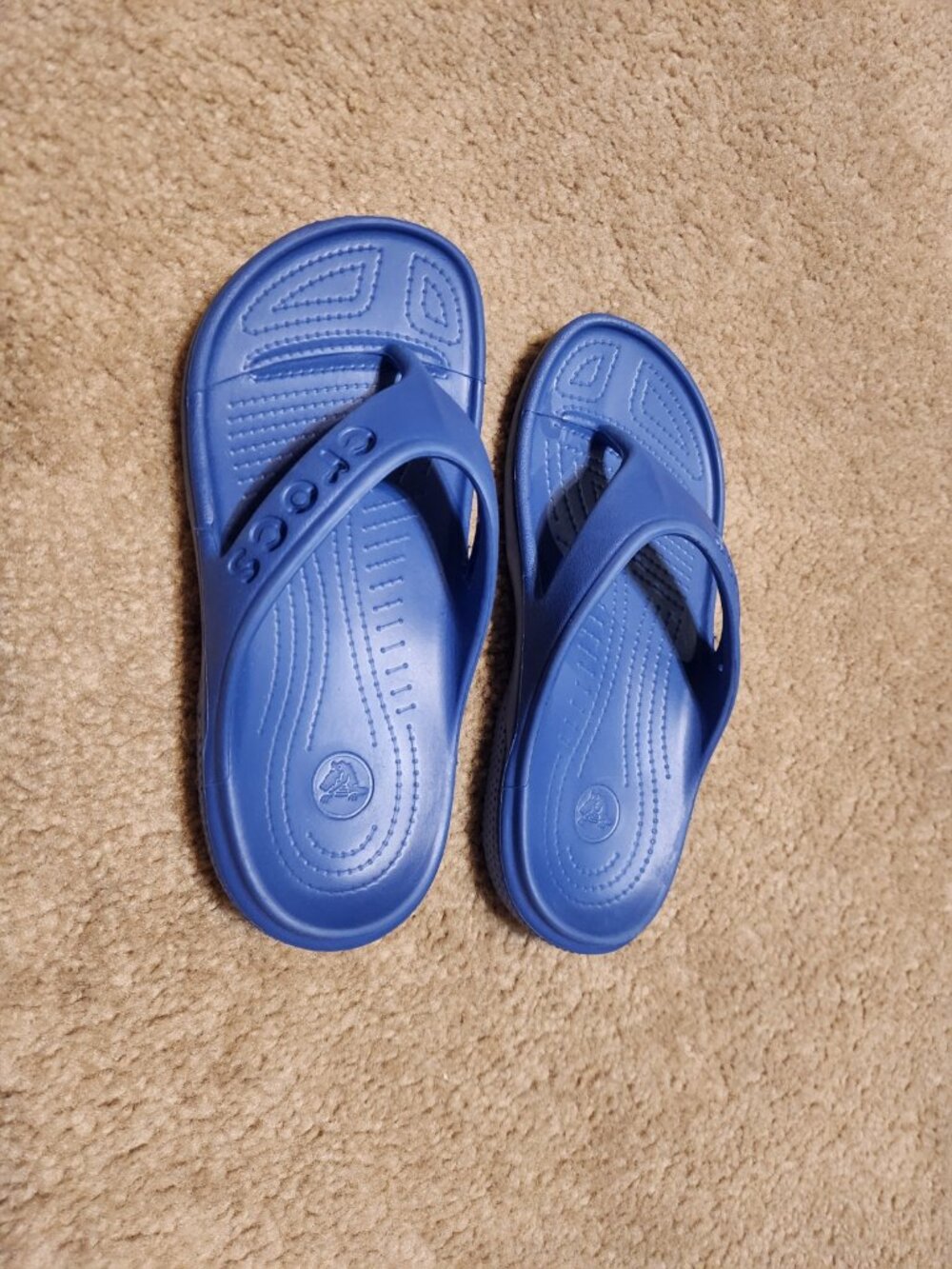Brand New Blue Crocs Sandals Size J1
